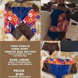 Free People Dawn Surf One Piece - Multicolor